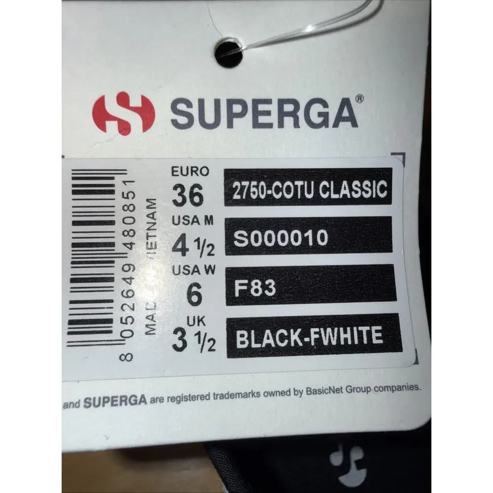 Superga Unisex 2750 Cotu Classic Grey Sage Trainers Mens US 4.5 Womens 6